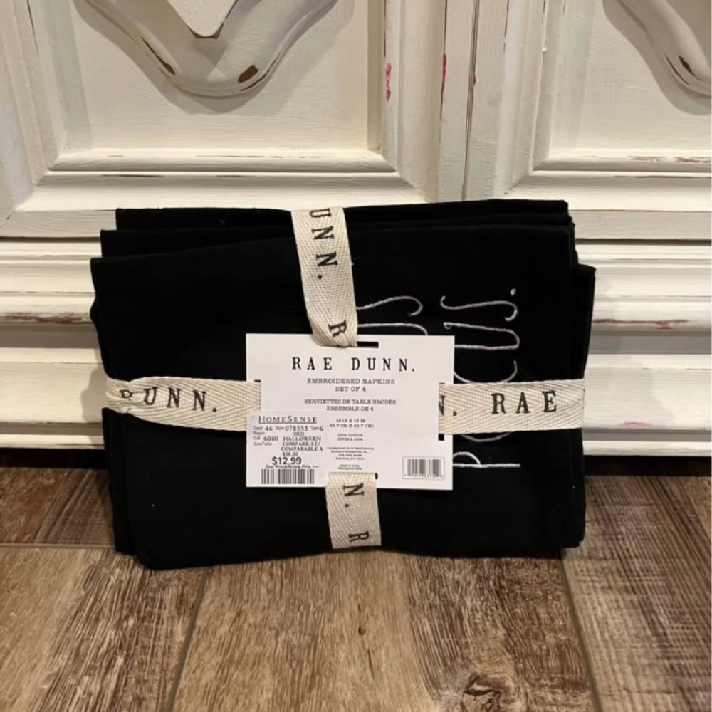 Rae Dunn Halloween Napkins -
Set of 4